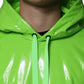 Dolce & Gabbana Neon Green Hooded Sweatshirt