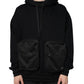 Dolce & Gabbana Black Hooded Pullover Men Sweatshirt Sweater