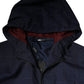 Dolce & Gabbana Blue Logo Full Zip Hooded Men Bomber Jacket