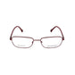 Ermenegildo Zegna Red Metal Frames