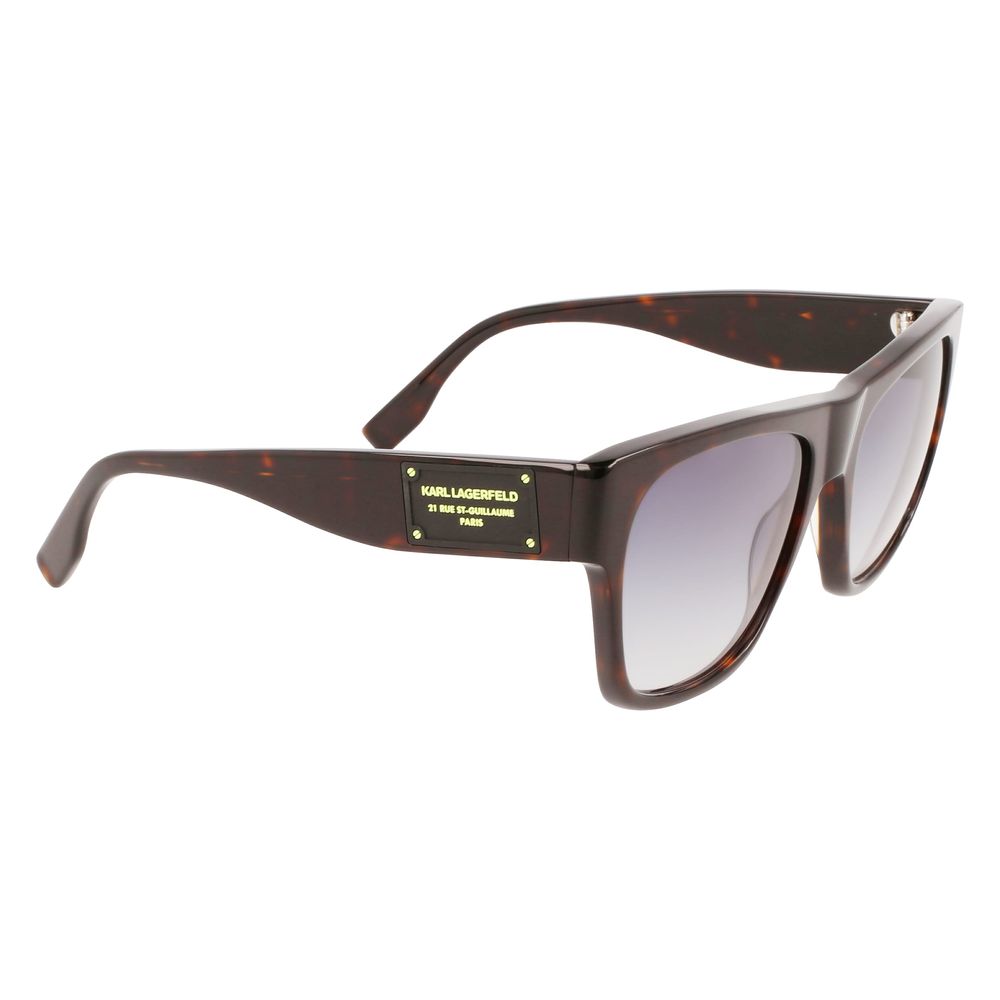 Karl Lagerfeld Brown Acetate Sunglasses