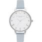 Olivia Burton Blue Synthetic Leather Watch