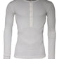 Dolce & Gabbana White Cotton Buttoned Long Sleeves T-shirt