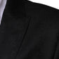 Dolce & Gabbana Black Wool Single Breasted Formal Blazer