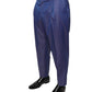 Dolce & Gabbana Blue Wool Tapered Formal Dress Pants