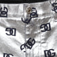 Dolce & Gabbana Silver DG Monogram Skinny Men Denim Jeans