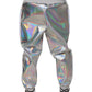 Dolce & Gabbana Silver Iridescent Men Jogger Sweatpants Pants