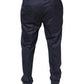 Dolce & Gabbana Blue Wool Skinny Formal Dress Pants