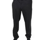 Dolce & Gabbana Black Wool Men Formal Dress Pants