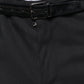 Dolce & Gabbana Black Wool Men Formal Dress Pants