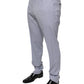 Dolce & Gabbana Light Gray Wool Formal Dress Pants