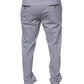 Dolce & Gabbana Light Gray Wool Formal Dress Pants