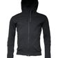 Dolce & Gabbana Black Cotton Hooded Men Full Zip Sweater