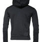 Dolce & Gabbana Black Cotton Hooded Men Full Zip Sweater