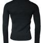 Dolce & Gabbana Gray Embellished Crew Neck Pullover Sweater