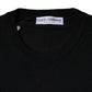 Dolce & Gabbana Black Wool Knit Crew Neck Pullover Sweater