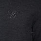 Dolce & Gabbana Dark Gray Wool Crew Neck Pullover Sweater