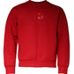 Dolce & Gabbana Maroon DG Logo Cotton Sweatshirt Sweater