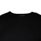 Dolce & Gabbana Black Long Sleeve Crew Neck Pullover Sweater