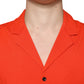 Dolce & Gabbana Orange Cotton Button Down Casual Polo Shirt