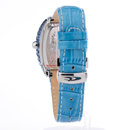 Chronotech Blue Leather Watch