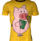 Dolce & Gabbana Yellow 2019 Year Of The Pig Short Sleeves T-shirt