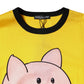 Dolce & Gabbana Yellow 2019 Year Of The Pig Short Sleeves T-shirt