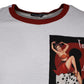 Dolce & Gabbana White Graphic Print Cotton Crew Neck T-shirt