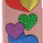 Dolce & Gabbana Pink Leather Heart Phone Cover