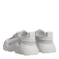 Dolce & Gabbana White Leather Daymaster Low Top Sneakers Shoes