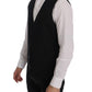 Dolce & Gabbana Black STAFF Cotton Striped Vest