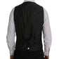 Dolce & Gabbana Black STAFF Cotton Striped Vest