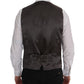 Dolce & Gabbana Gray STAFF Cotton Striped Vest