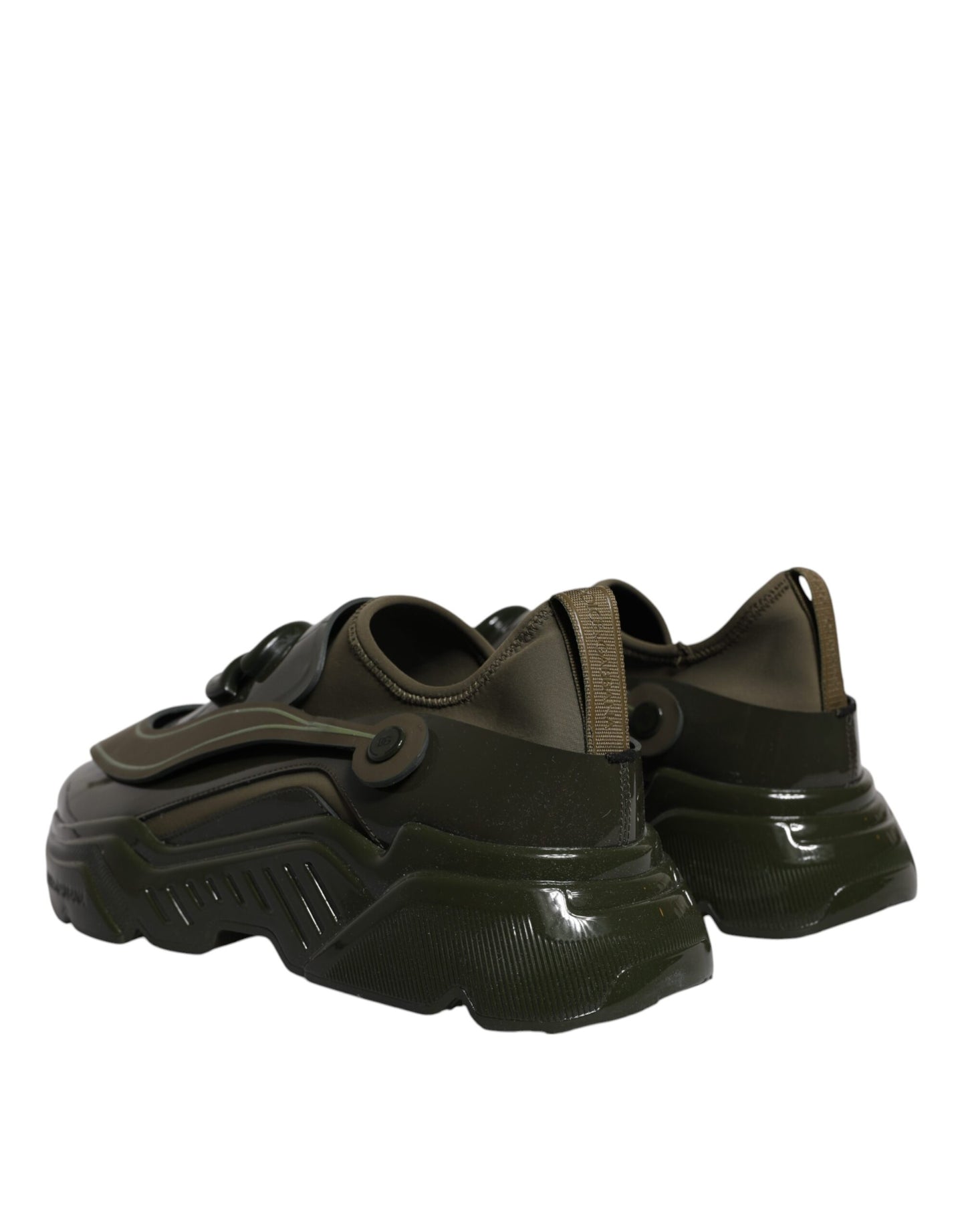 Dolce & Gabbana Military Green DAYMASTER Men Sneakers Shoes