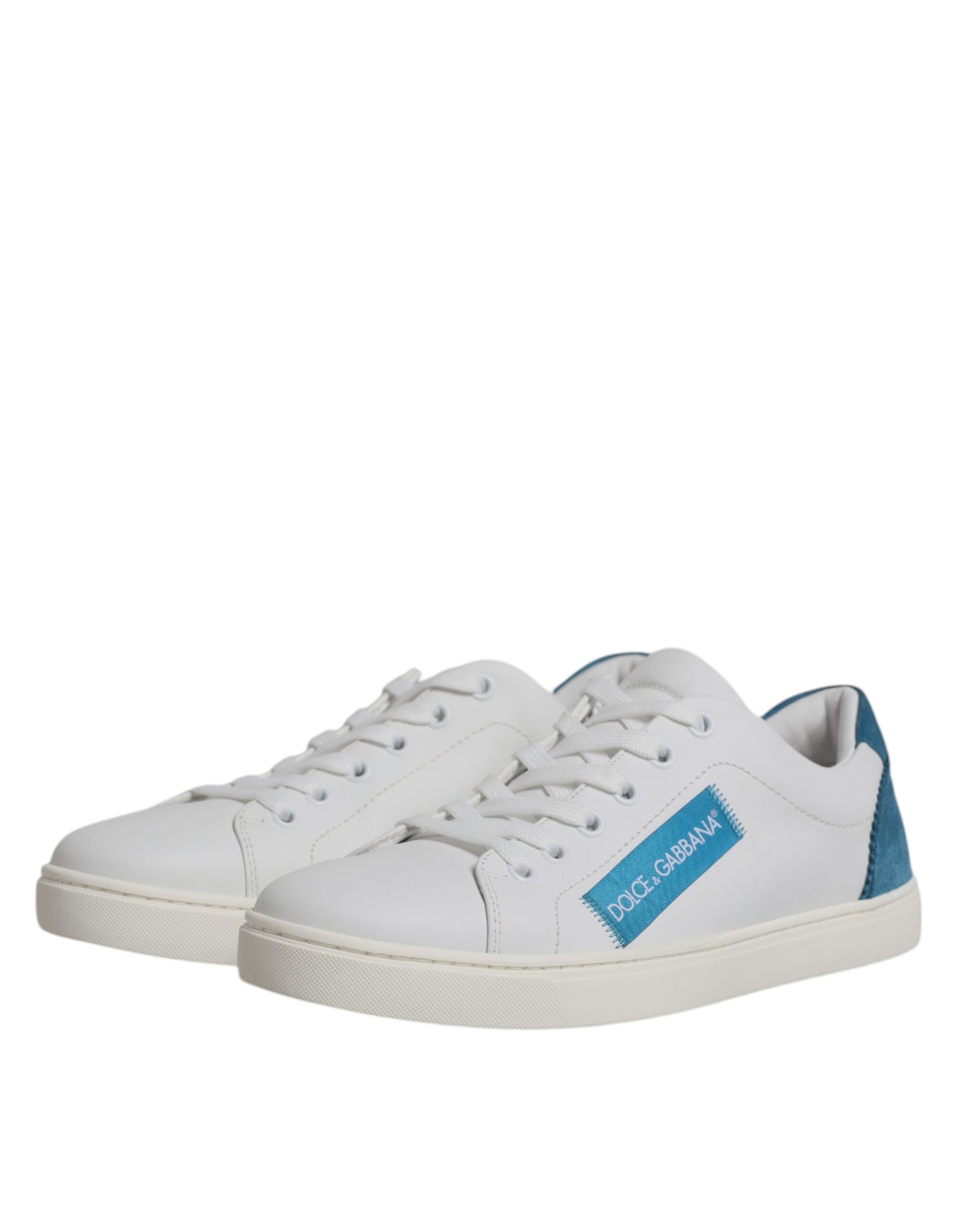 Dolce & Gabbana White London Calf Leather Sneakers Shoes