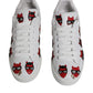 Dolce & Gabbana White Devil Face Portofino Sneakers Shoes