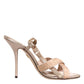 Dolce & Gabbana Beige Keira Slingback Heels Sandals Shoes