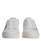 Dolce & Gabbana White London Calf Leather Sneakers Shoes