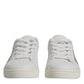 Dolce & Gabbana White London Calf Leather Sneakers Shoes