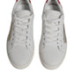 Dolce & Gabbana White London Calf Leather Sneakers Shoes