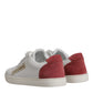 Dolce & Gabbana White London Calf Leather Sneakers Shoes