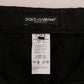 Dolce & Gabbana Black Floral Brocade Capri Pants