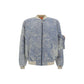 PDF Channel Denim Dust Bomber Jacket