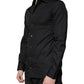 Dolce & Gabbana Black Cotton Formal Long Sleeves Dress Shirt