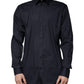 Dolce & Gabbana Black Cotton Blend Formal GOLD Dress Shirt