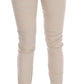 Ermanno Scervino Beige Slim Jeans Corduroy Skinny Pants