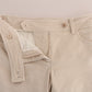 Ermanno Scervino Beige Slim Jeans Corduroy Skinny Pants