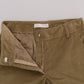 Ermanno Scervino Beige Cotton Corduroys Pants