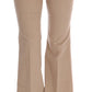 Ermanno Scervino Beige Cotton Bootcut Pants