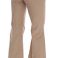 Ermanno Scervino Beige Cotton Bootcut Pants